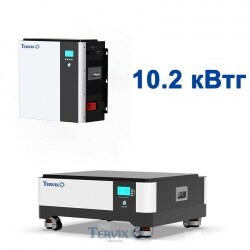 Tervix BANKA 10,2 кВтг - инвертор 5кВ + аккумулятор 51,2В 100 Аг (2 шт)