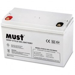 Must FCDG12-100 12V 100Ah Deep cycle